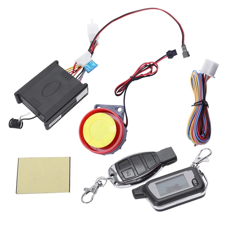 NEW-12V мотоциклетная видимая Двусторонняя охранная сигнализация 433 МГц