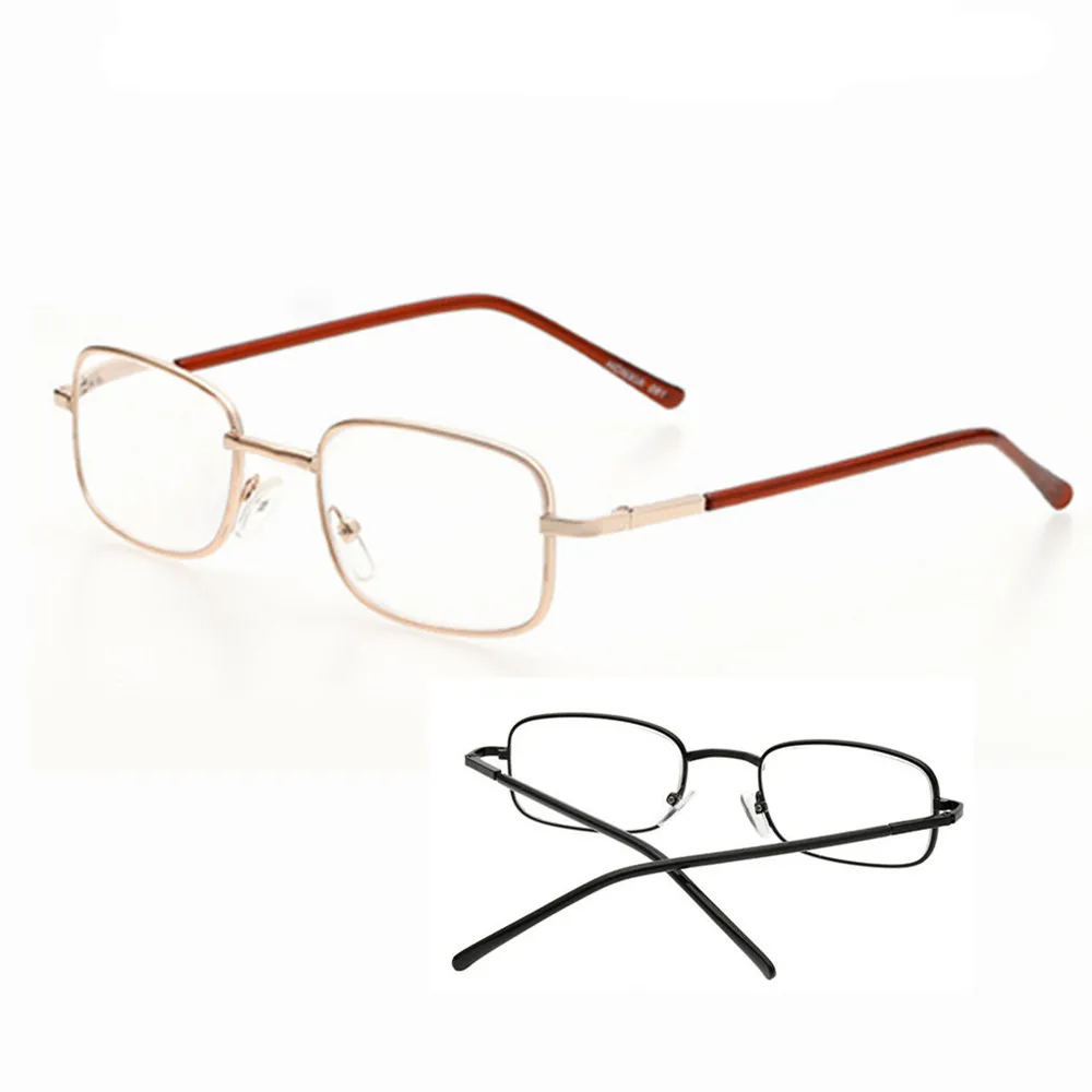 

Brand Design Top Quality Read Glasses Men Metal Fashion Optics Reading Glasses Gafas de Lectura Gunmetal Grey