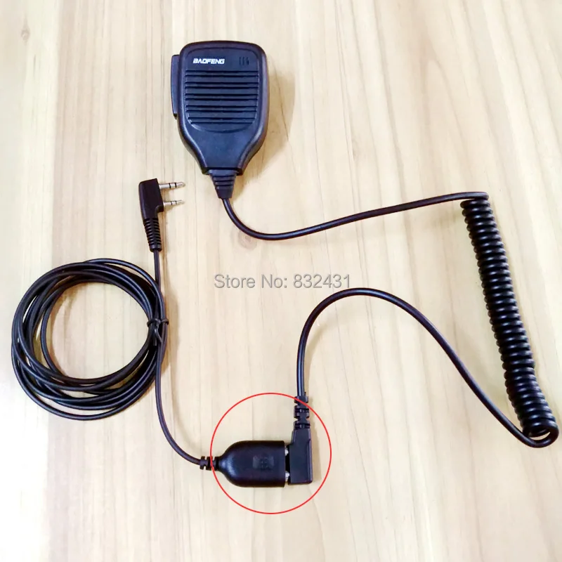 K type 2 Pin Microphone Earpiece Extended Cable 10 IMG_20170321_131752