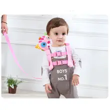 Детская одежда с животными страховочные ремни рюкзак анти-потерянный мешок тяговых канатов для прогулок со страховочными ремнями ясельного возраста и для прогулок; Детская безопасность S3