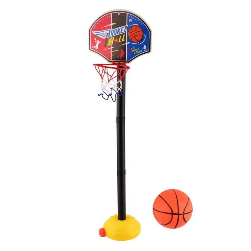 

Sports Training Colorful Height Adjustable Plastic Children's Inflatable Basketball Toys Stand Base Increase Intimacy