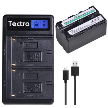 

5200mAh 1PCS NP-F770 NP-F750 NP F770 np f750 NPF770 Batteries+LCD USB Dual Charger for Sony NP-F550 NP-F770 NP-F750 F960 F970