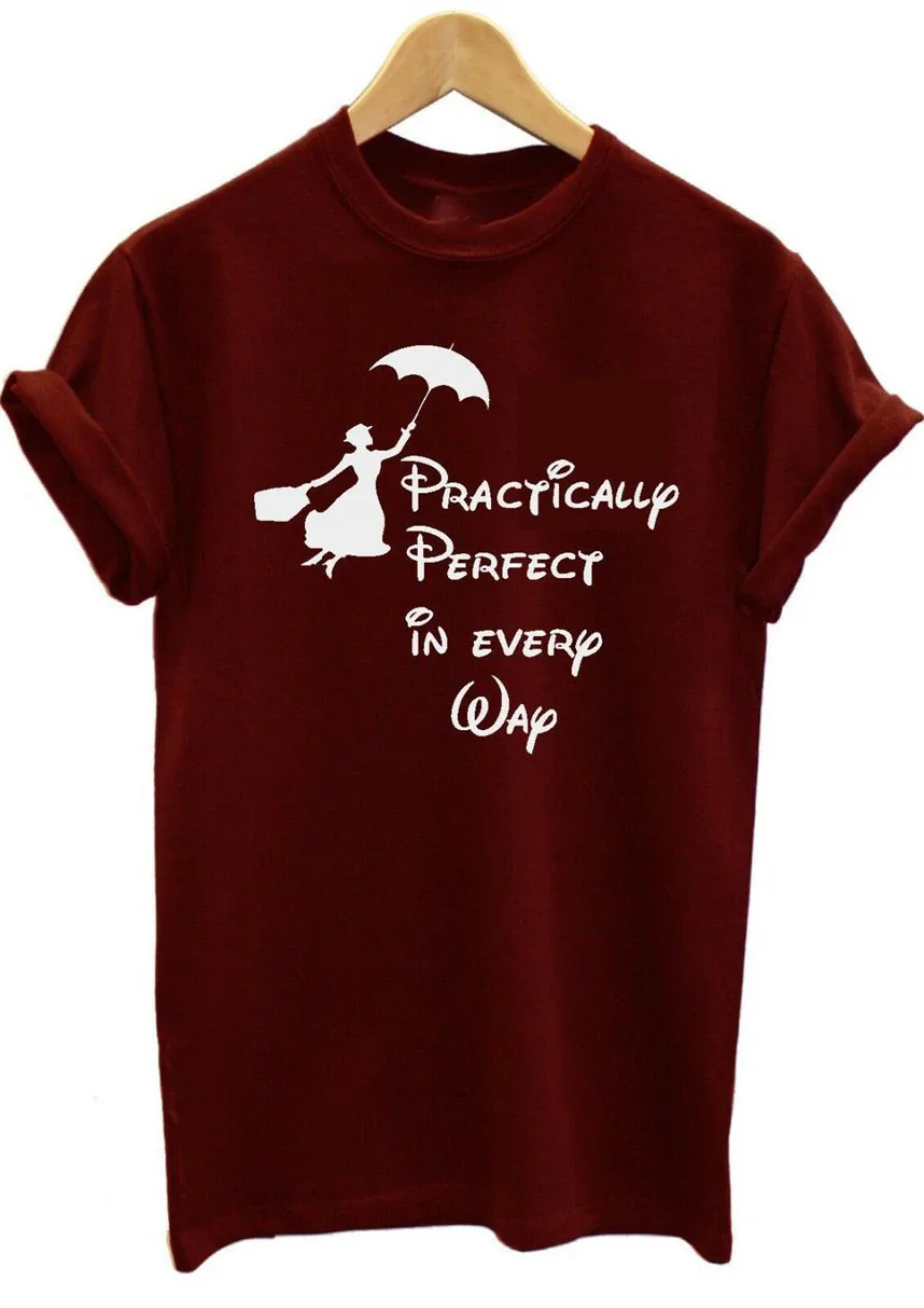 Футболка Mary Poppins практически идеальная Everyway футболка унисекс для женщин и детей