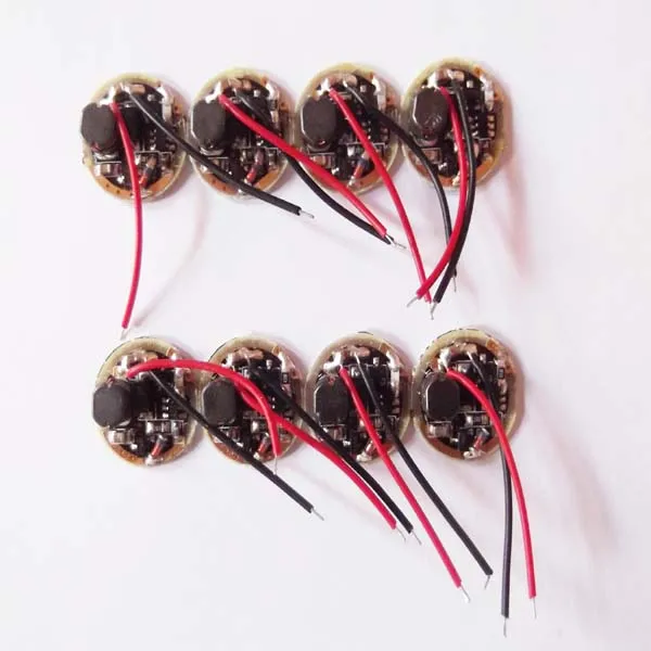 17mm 3.0V-12V 1A CREE XML 1-Mode Circuit Board for Flashlight (5pcs/lot)