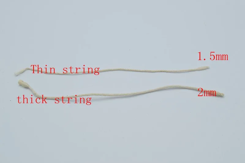 980pcs/lot Good quality Cotton clothes garment hang Tag String Snap Lock Pin Loop Fastener Ties For product tags