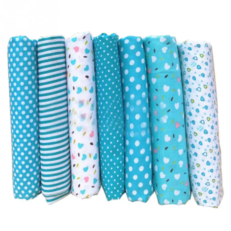 

7pcs/lot New Floral Series Twill Cotton Fabric,Patchwork Cloth,DIY Sewing Quilting Fat Quarters Material For Baby&Child