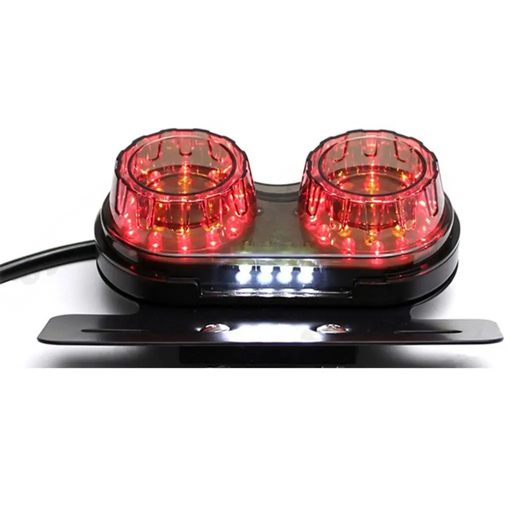 

Motorcycle Tail Light LED Brake Turn Signal Light Red Lamp 12V Modification Indicator