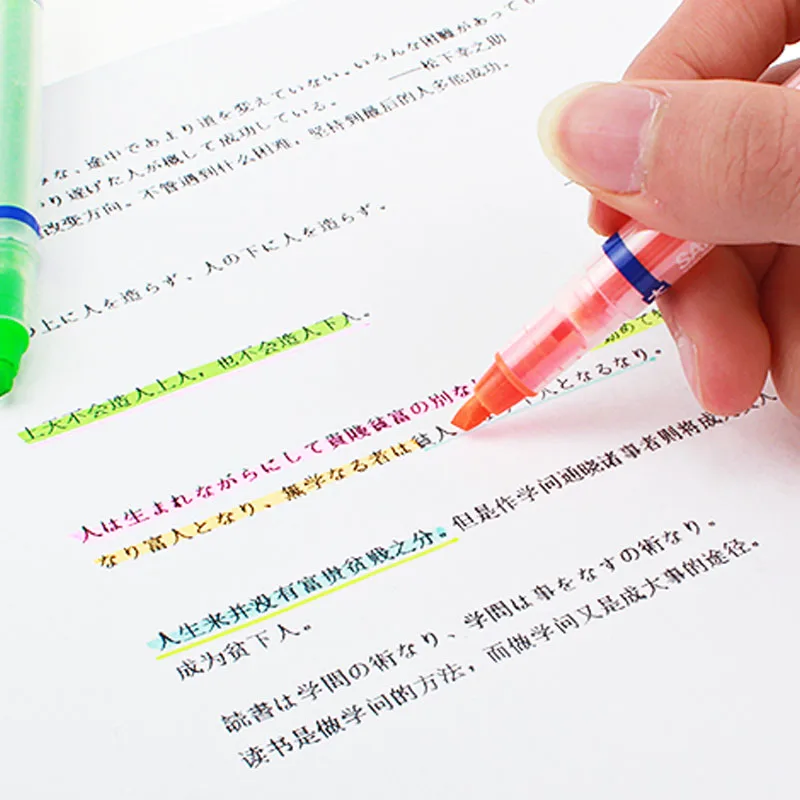 SAKURA VK-T двухголовый Маркер Набор волоконных головок маркер цветной на водной основе ручка маркер