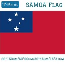 Флаг Самоа 90*150 см/60*90 см/15*21 см 3*5 футов печатный баннер