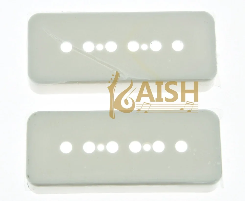 Set Di 2 Soap Bar Chitarra Pickup Covers P90 Pickup Cover Bianco Adatto Lp