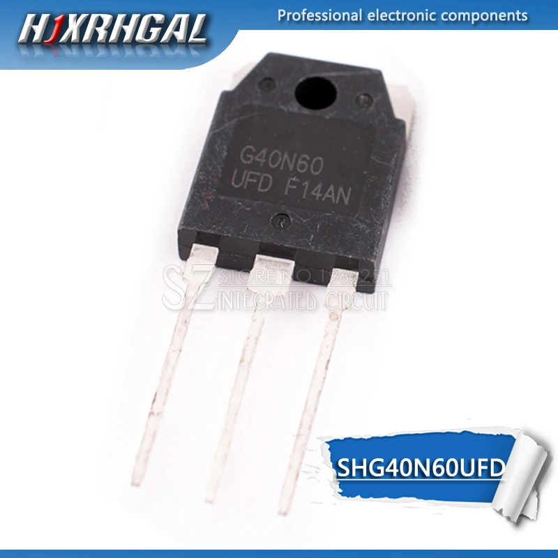 5 шт. SHG40N60UFD-247 G40N60UFD 40N60 TO-3P MOS полевой транзистор | Электронные компоненты и