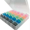 25Pcs/Set Colorful Empty Bobbins Sewing Machine Accessories Sewing Tools  Plastic Storage Box AA8275 ► Photo 3/6