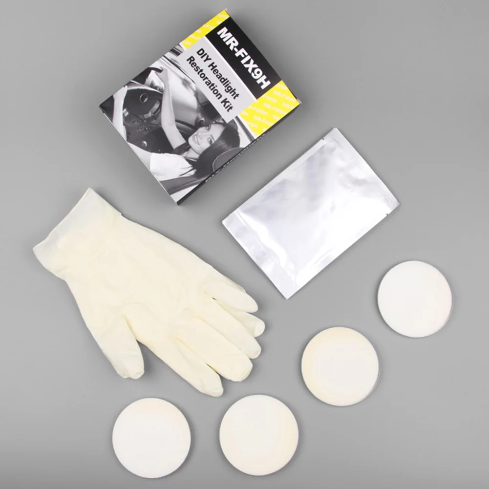 

Car Headlight Repair Agent Lampshade Scratch Renovate Polish Restoration Kit