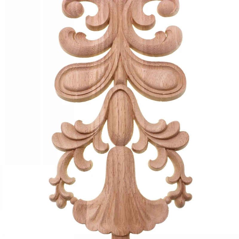 RUNBAZEF резиновый деревянный резной уголок Onlay аппликация мебель винтажные украшения дома аксессуары Декор Ремесло Статуэтка Miniaturas