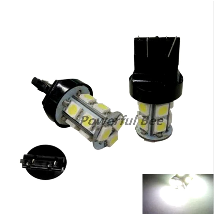 2 x T25/3156 3157 13SMD холодный белый светодиод Автомобильные ДХО ходовые огни заднего