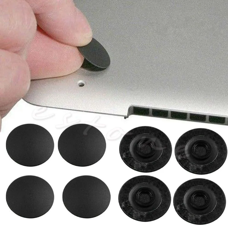 

OOTDTY 4Pcs Unibody Bottom Box Rubber Foot Feet Pad For Apple NoteBook Pro 17" 15" 13" Reduce the Wear of the Computer