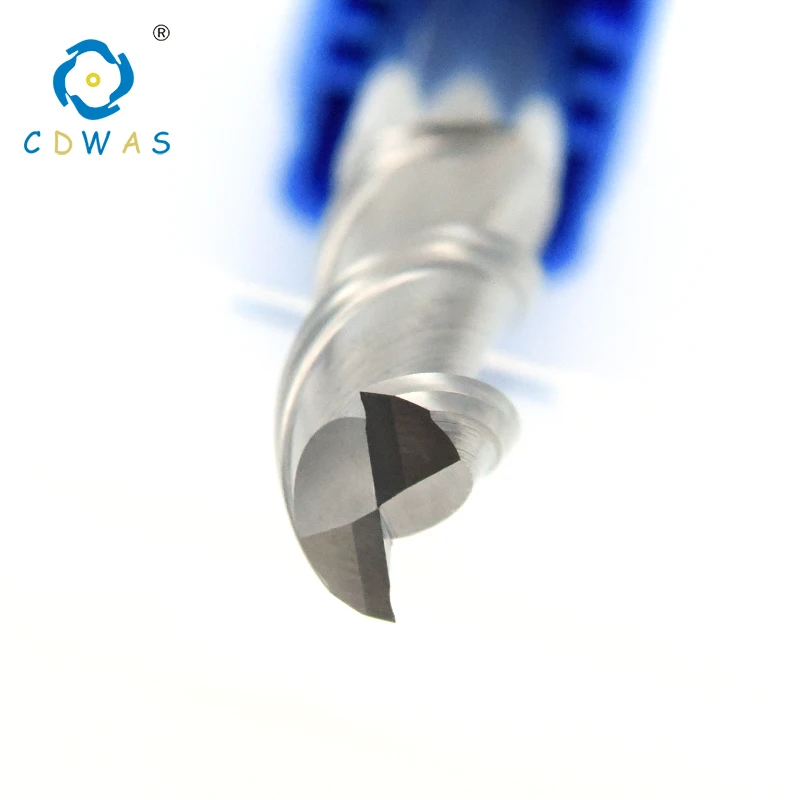 Juego 8 Fresas CNC Carburo Tungsteno 2-12mm, 4 Flautas Punta Plana - Herramientas Fresado Para Madera, Metal Y Plástico