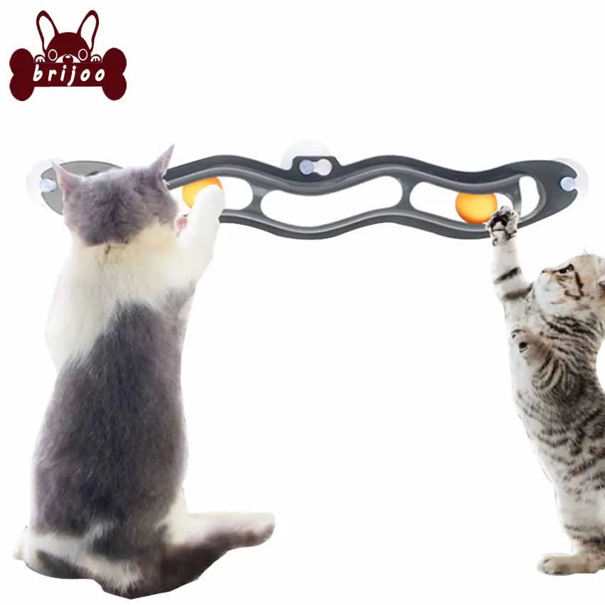 Brijoo Dog Toys For Small Dogs Funny Toy Cats Durable Scratch Board Pet Toys Sucker windowsill Cool Tunnel Puppy Kitten Supplies