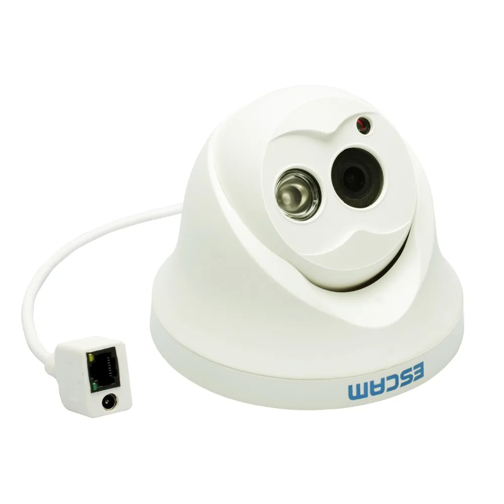 IP камера Escam OWL QD100 с ночным видением Onvif объектив 3 6 мм HD 720P H.264 1/4 CMOS P2P мини