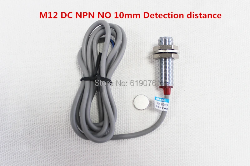 

M12 DC NPN NO 10mm Detection distance hall effect switch sensor NJK-8003C