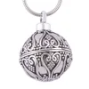 Retro Ball Cremation Ashes Necklace Jewelry Memorial Keepsake Ashes Urn Pendant 1