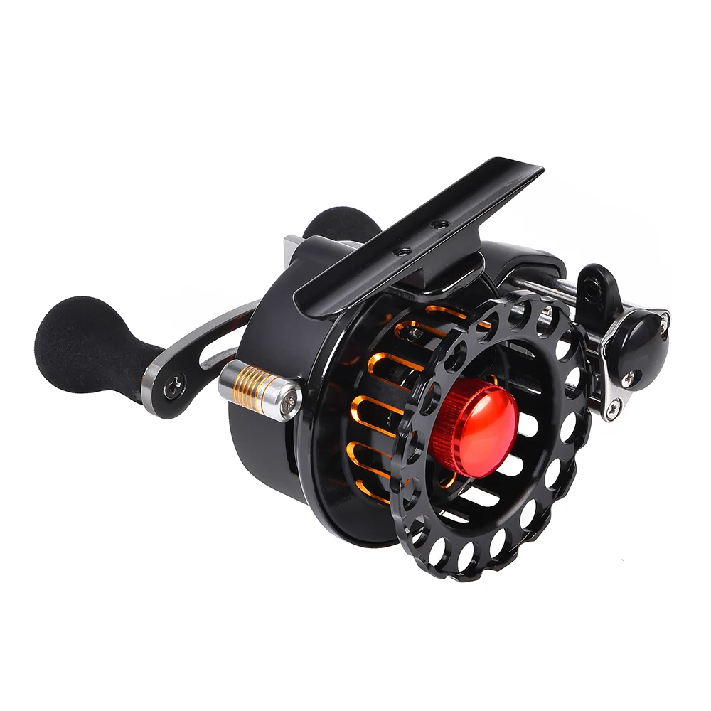 

High Quality Trolling Fly Fishing Reel 4+1 BB 3.5:1 Gear Ratio Right/Left with Digital Line Counter Aluminum Raft Fishing Wheel