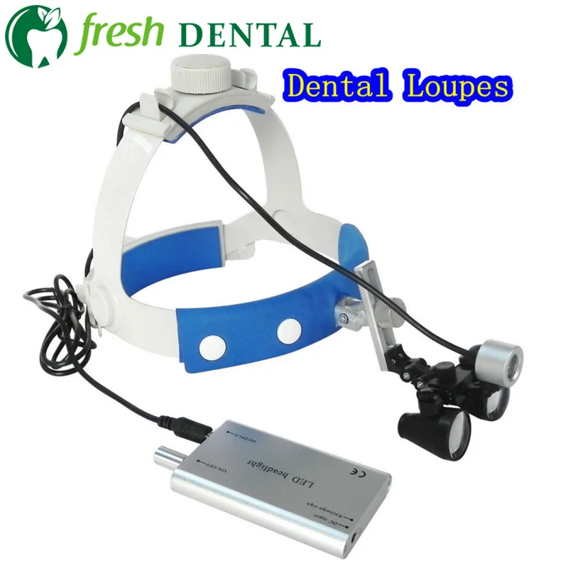 Buy Wearable Dental Loupes 2.5X 3.5X optical glass