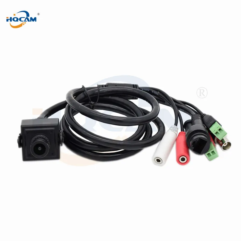 HQCAM 1080P Support RS485alarm inaudio output inputCVBS BNCONVIF 2.4 Mini Small webcams Indoor mini ip camera FPV camera