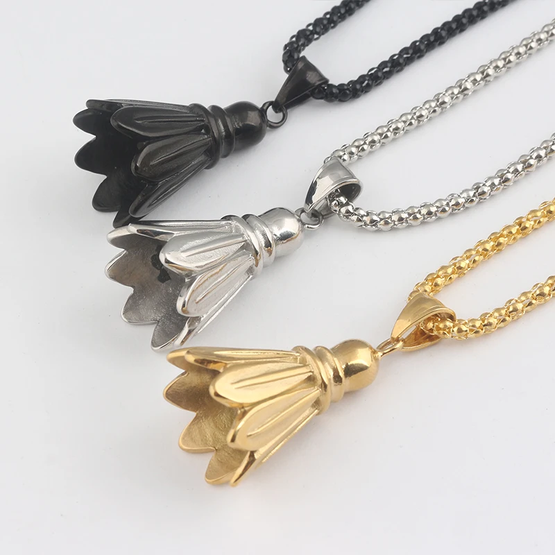 

Drop shipping Sports fitness Badminton Necklace Necklace Pendant fashion jewelry women and men sportswoman Cosplay