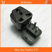 10 шт. AC 250 В 10A 3Pin круглая швейцарская вилка переключения, SN вилка к универсальной розетке, ABS+ латунь 2500 Вт