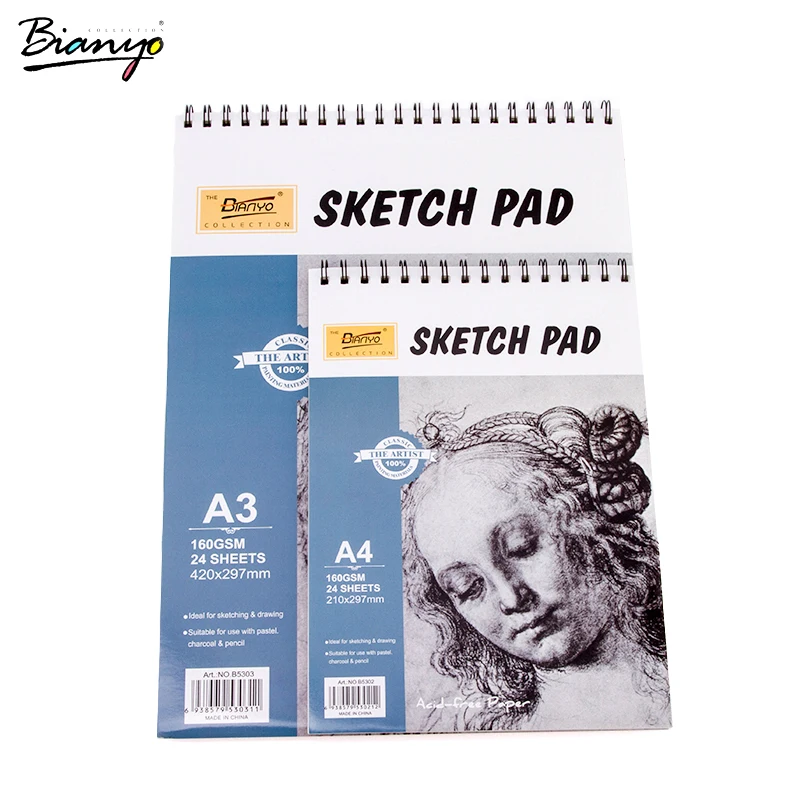 Bianyo Painting Sketchbook A3/A4 Sketch Notebook For Drawing Art Paper