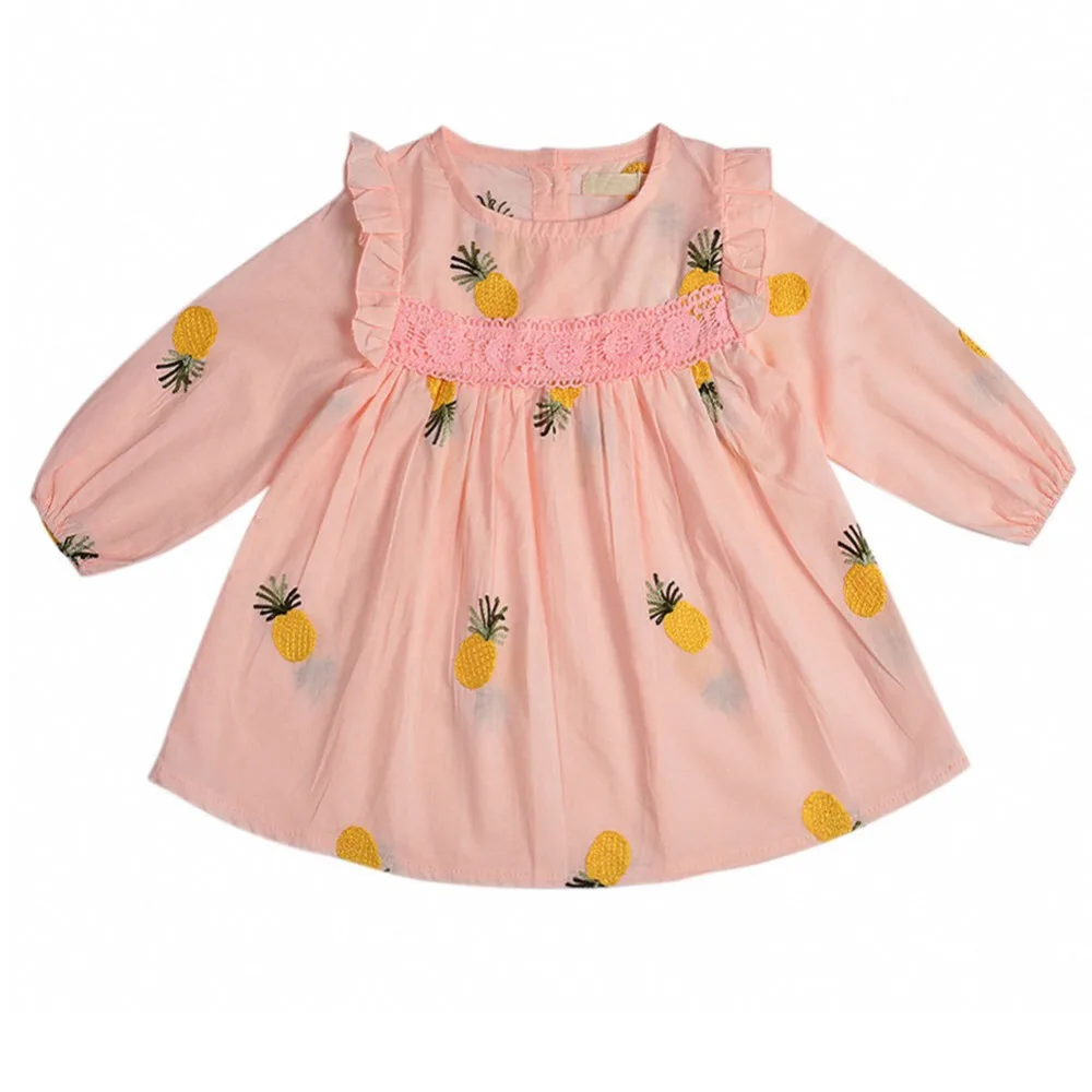 

Summer Baby Dress Newborn Infant Dresses Cotton Pineapple Sleeveless Toddler Dresses Baby Girls Clothes