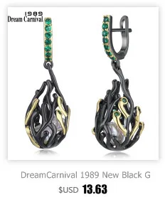 DreamCarnival, новинка 1989, Брендовое готическое кольцо для женщин, Большой Голубой квадрат, сверкающий срез, кубический цирконий, свадебные украшения, WA11550