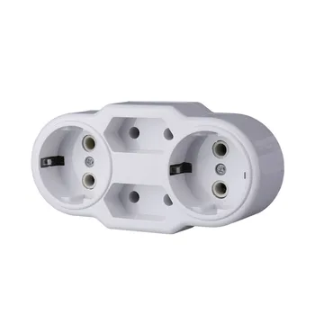 

European Type Conversion Plug 1 TO 4 Way EU Germany Standard Power Adapter Socket 16A Room Multifunction Plugs AC 250V