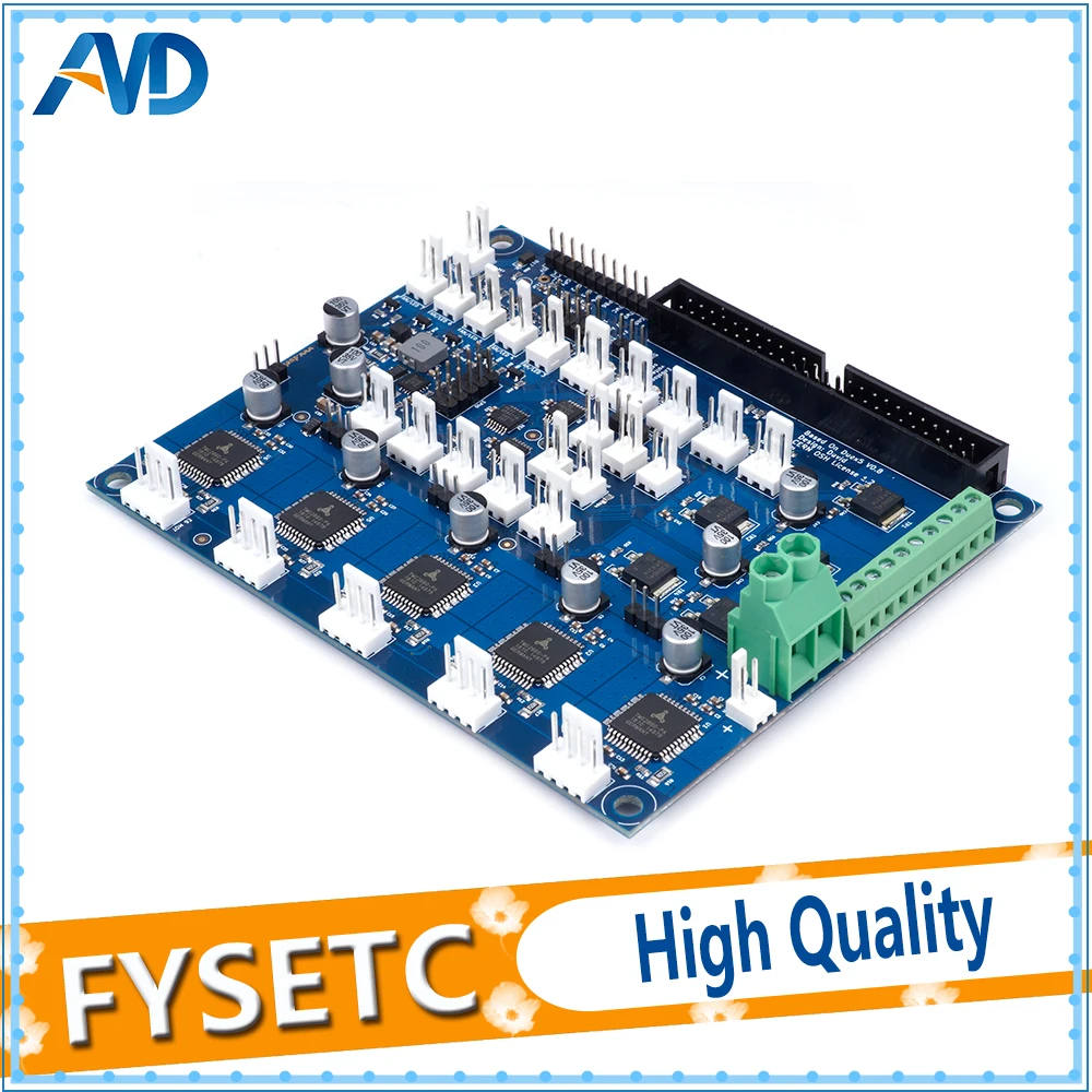 استنساخ Duex5 duex التوسع مجلس مع TMC2660 ودعم الحرارية أو PT100 المجالس ابنة ل 3d الطابعة و آلة cnc