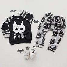 Designer Kids Batman Clothing Set Toddler Girls Boys Hooeded Sweaters+ Pants Suit Set Children Batman Sport Suits Boys Clothes
