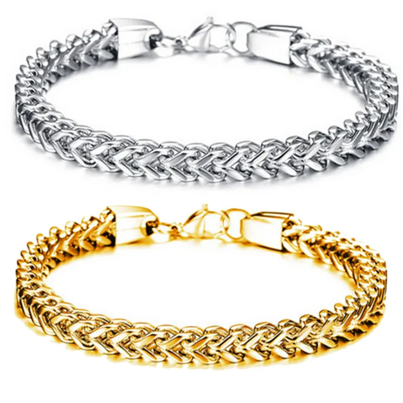 New Trendy High Quality Foxtail Chain Bracelet Bangles Hip Hop Style