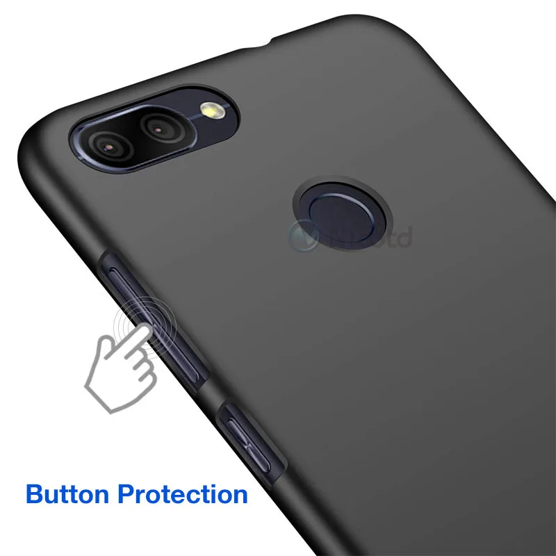 Жесткий чехол для Asus Zenfone Max Plus (M1) ZB570TL роскошный матовый пластиковый телефона