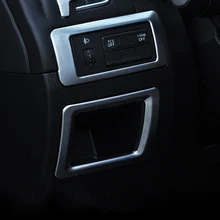 2 шт. ABS хром фар переключатель декоративные блестки Обложка для Mazda CX-5 CX5 2015 2016 автомобильные аксессуары
