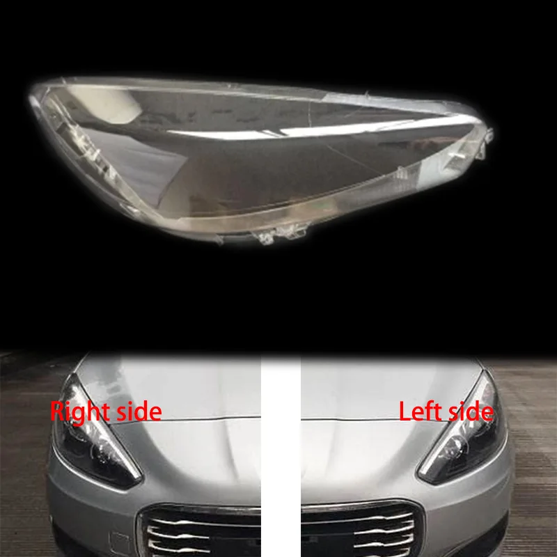 Headlights Protective cover For Peugeot 308 12 15 Headlamps transparent