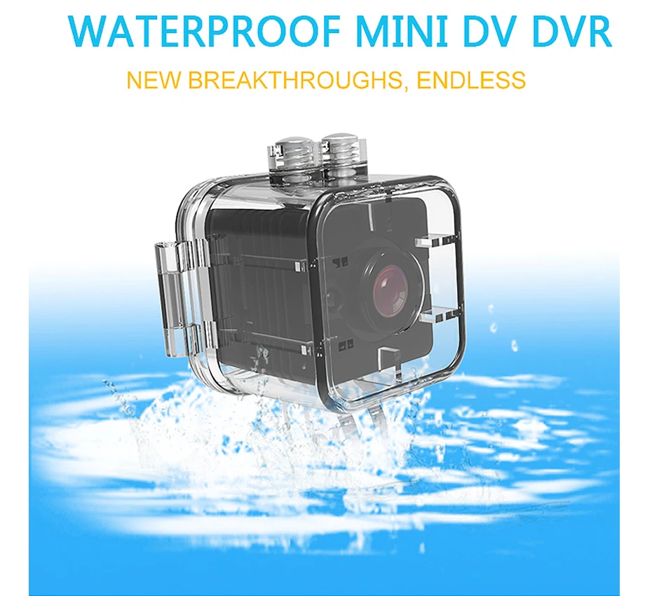 Мини WIFI камера full HD 1080P ночного видения водонепроницаемый корпус CMOS датчик