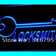 I408 Слесарь Ключи Дисплей Блокировка открытого светодиодный неоновый Световой значок кнопки вкл/выкл 20+ Цвета 5 размеров