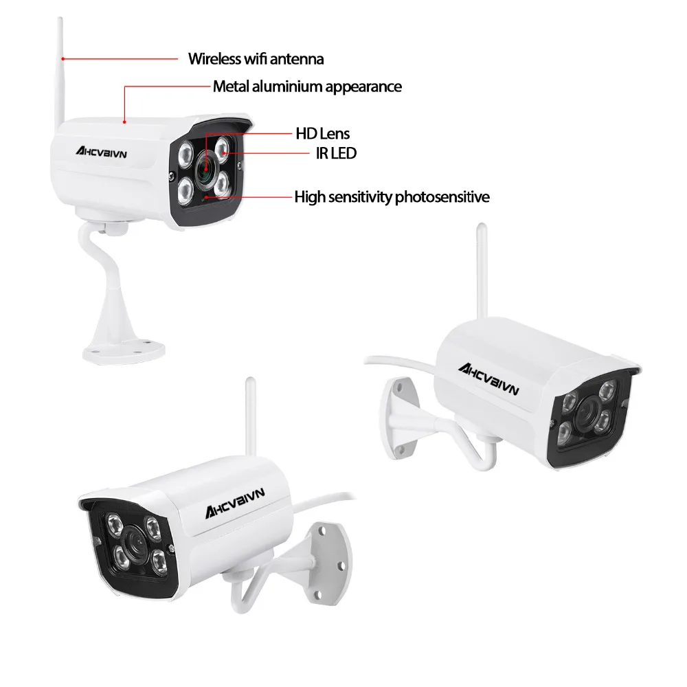  Plug and Play Home HD 960P 8CH sistema de cámara de seguridad CCTV inalámbrico 1TB HDD exterior imp