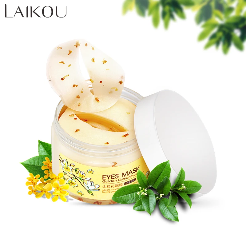 

LAIKOU Golden Osmanthus Eye Mask Anti Wrinkle Remove Dark Circles Eye Bags Improve Eye Fine Lines And Edema 80pcs