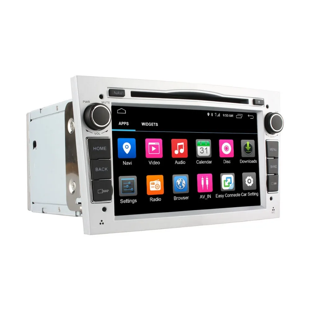 Top vehicel 2 din car radio gps Android 6.0 with bluetooth USB car dvd For Vauxhall Opel Astra H G J Vectra Antara Zafira  wifi 4G 2