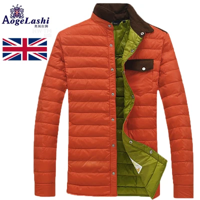 Aogelashi新しい超軽量ダウン ジャケット男性短い段落スリム男性メンズ冬ジャケット潮青年 Jacket Cost Jacket Largejacket Collar Aliexpress