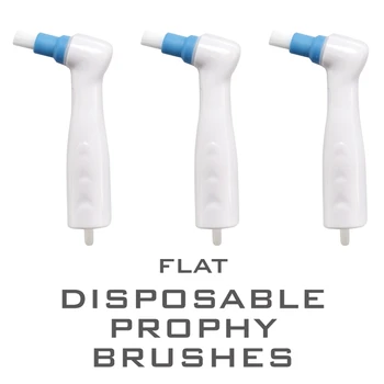 

40 Pieces Hot Selling Dental Products Supplies Disposable Prophy Brushes Flat