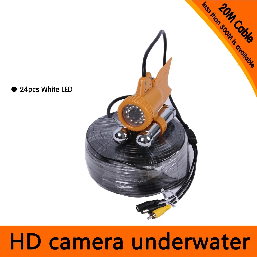 Metros de Profundidade de Rodes para Fish Câmera com Dual Aplicativo de Câmera de Mergulho Finder Underwater Lead 20 &
