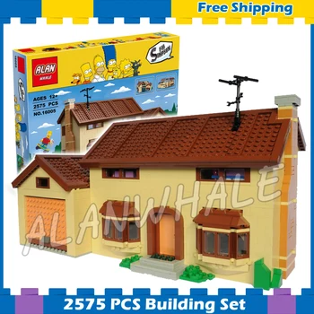 

2575pcs Simpsons Family House Holiday Hobby Construction 16005 DIY Model Building Blocks Children Gifts set Compatible with Lago