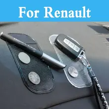 Автомобильный Magic Нескользящие коврики Телефон приборной панели силикагель липкий коврик для Renault Clio V6 Fluence Rs Koleos Kadjar Duster Captur